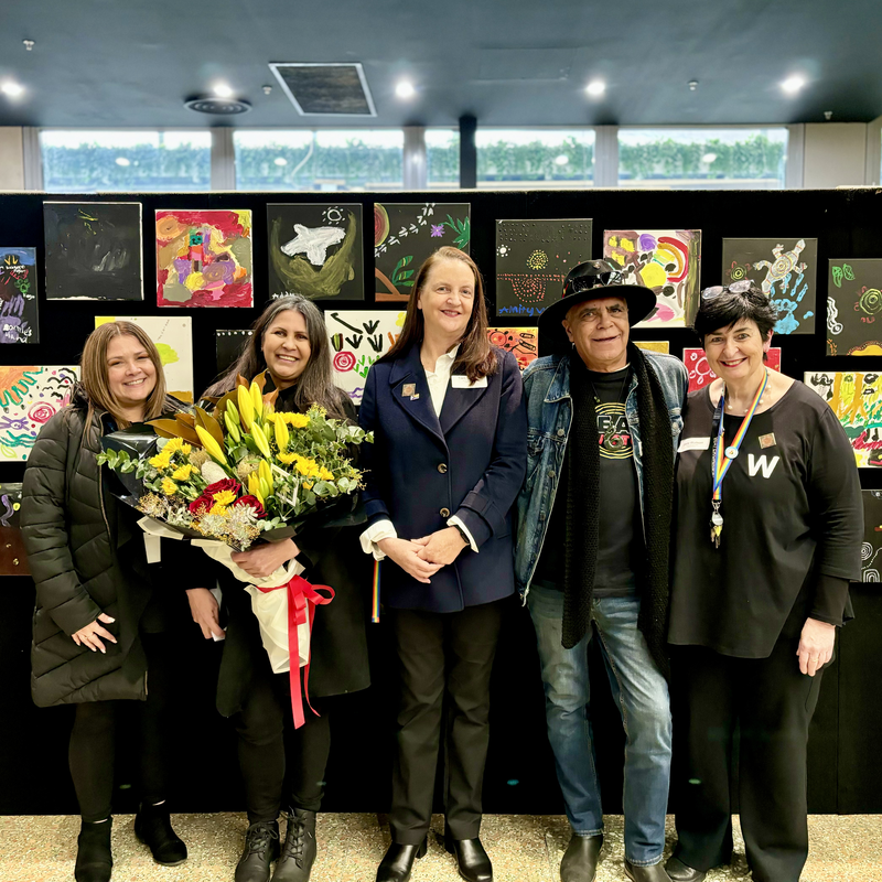 First Nations’ student art exhibition at Watergardens, VIC 