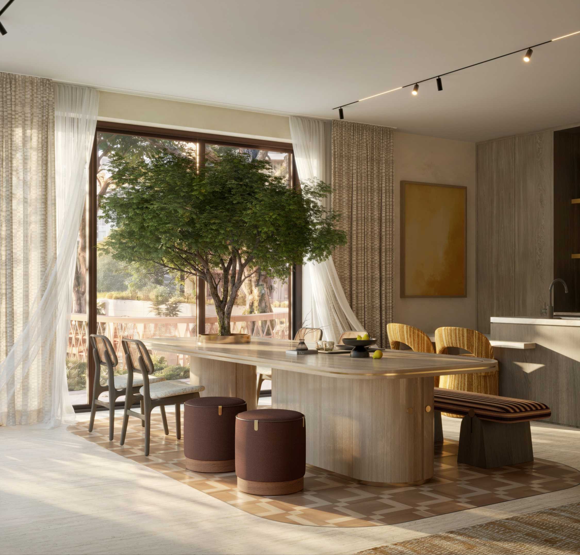 Shared amenity space, The Canopies at Yas Point