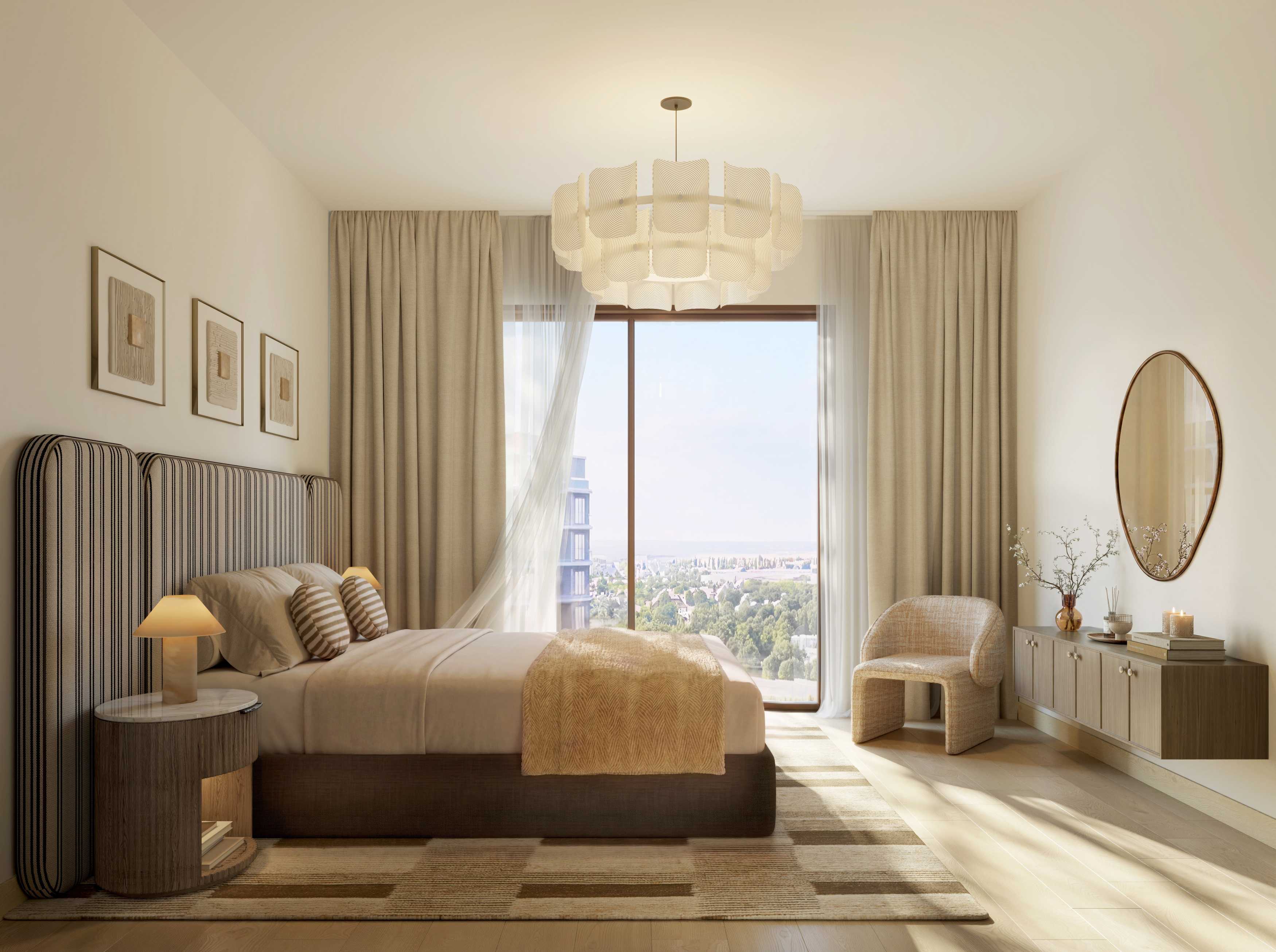 Bedroom interior, The Canopies at Yas Point