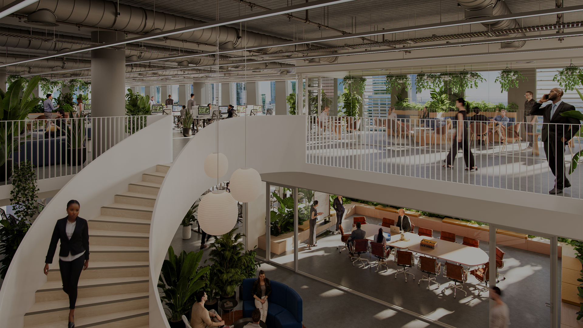 Artist impression of inside