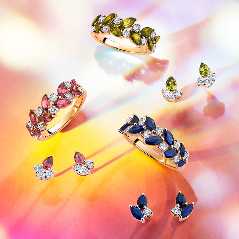 From the deep greens of emerald to the fiery glow of ruby — every gemstone tells a story and every hue captures a feeling. Discover the beauty in every shade and let each hue be a graceful expression of who you are.