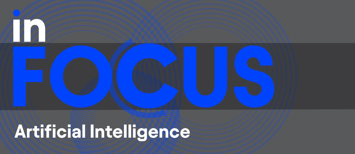Branded banner with text 'In Focus - Artificial Intelligence' 