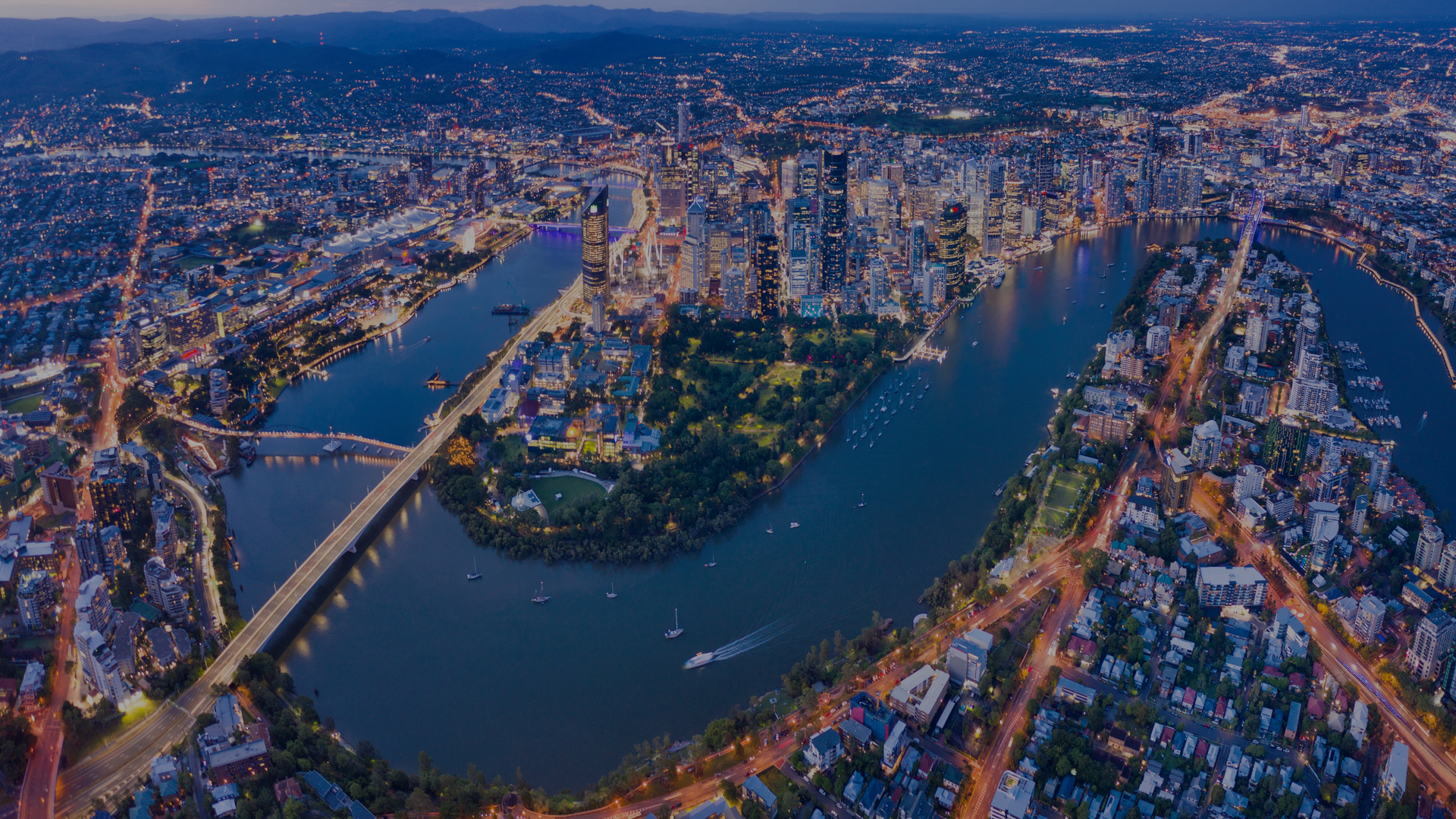 Aerial image of Brisbane CBD