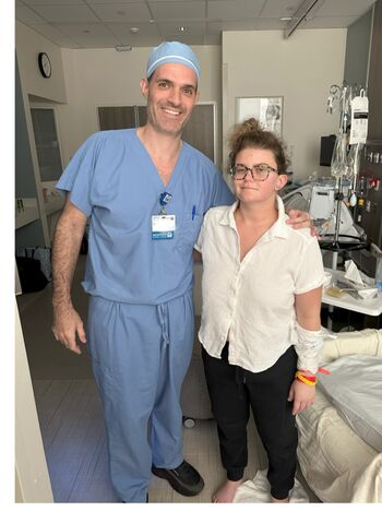 Adelie Landis Meningioma Patient