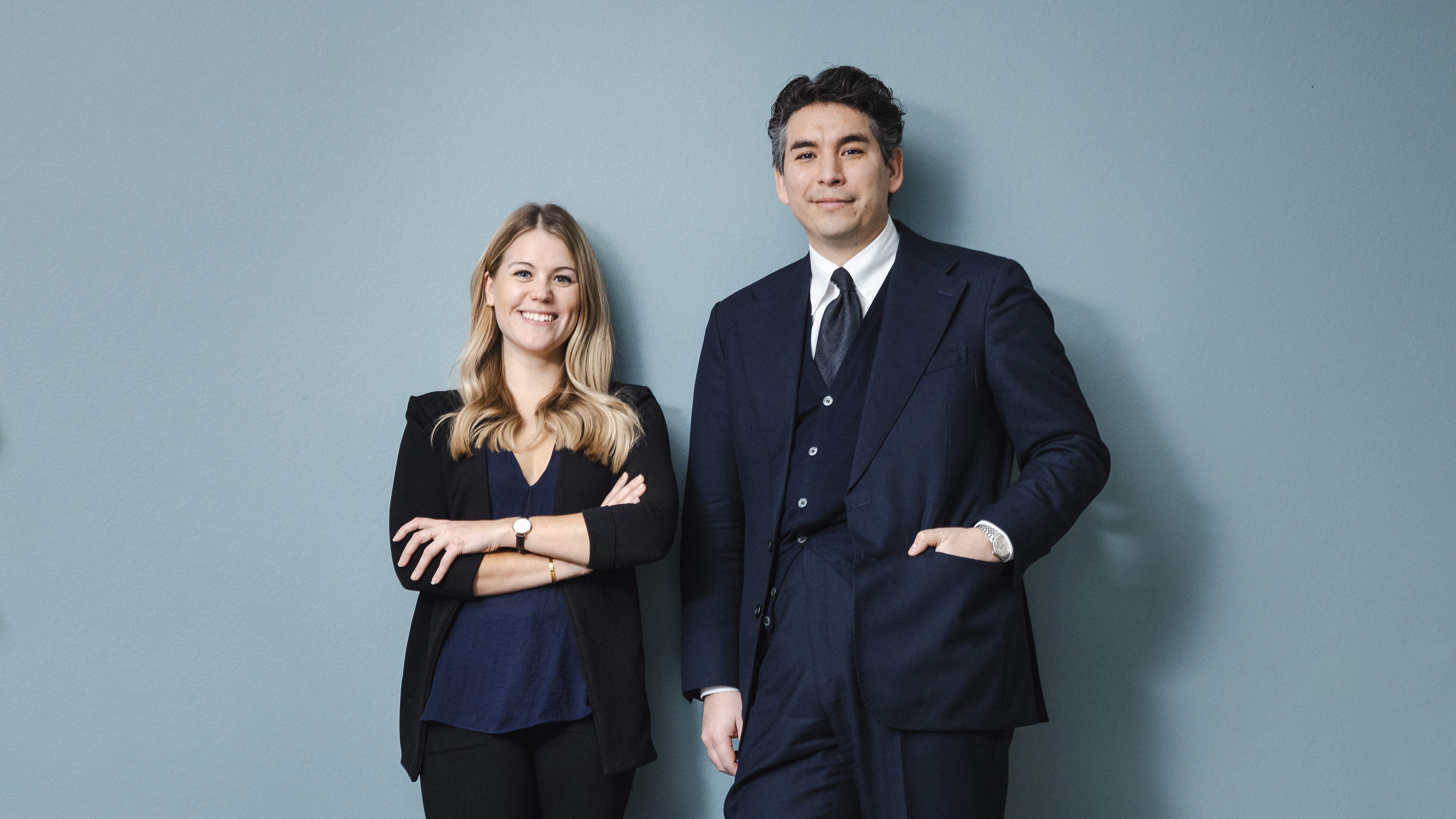 Américo Fernández och Amie Berglund.