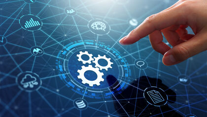 Automation of business or robotic process RPA technology