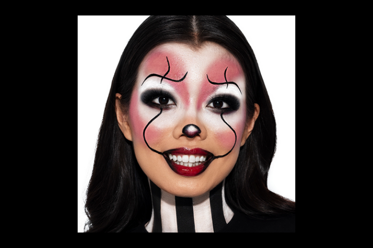Sephora creepy clown makeup look