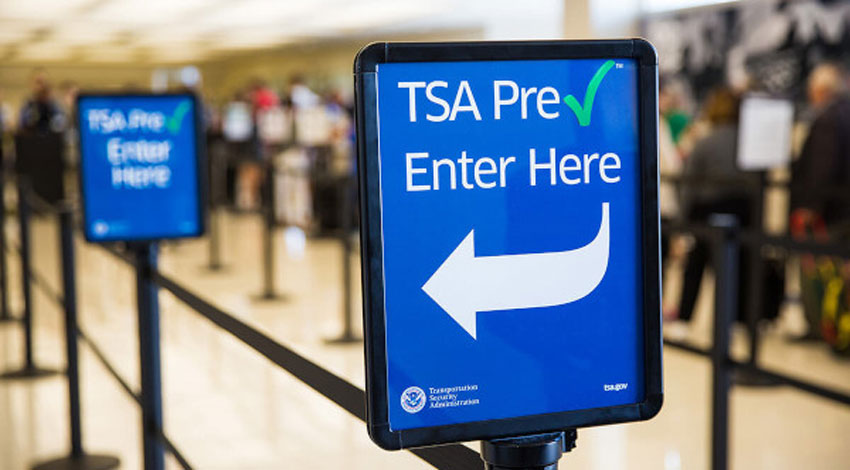 TSA Pre-Check Sign