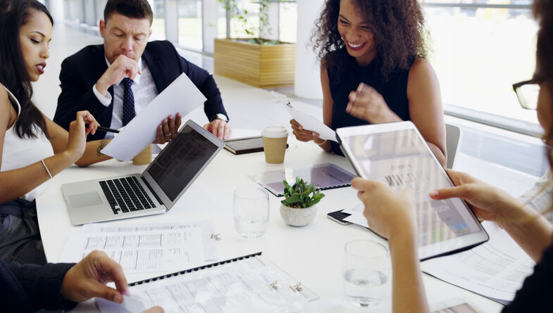 Diverse collaboration meeting