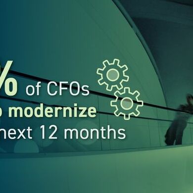 99% of CFOs plan to modernize in the next 12 months