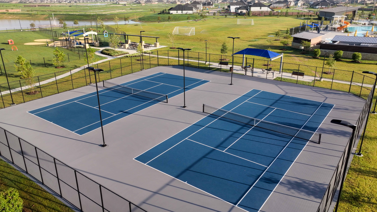 community pickleball courts now open