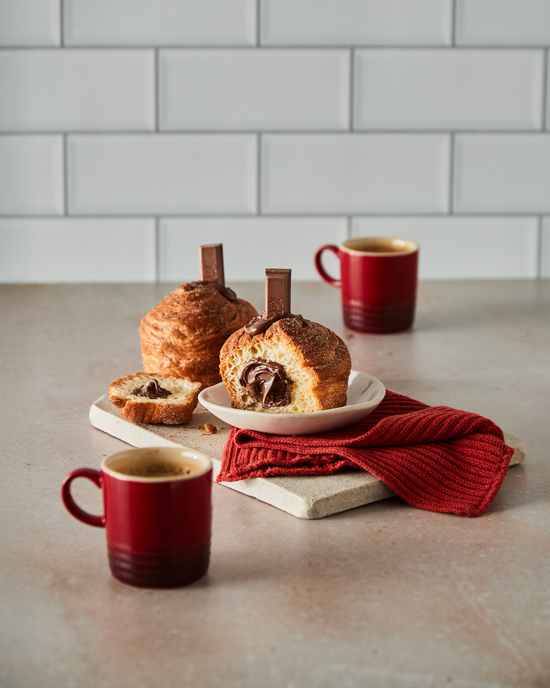 Bakers Delight Cruffin Made with KITKAT