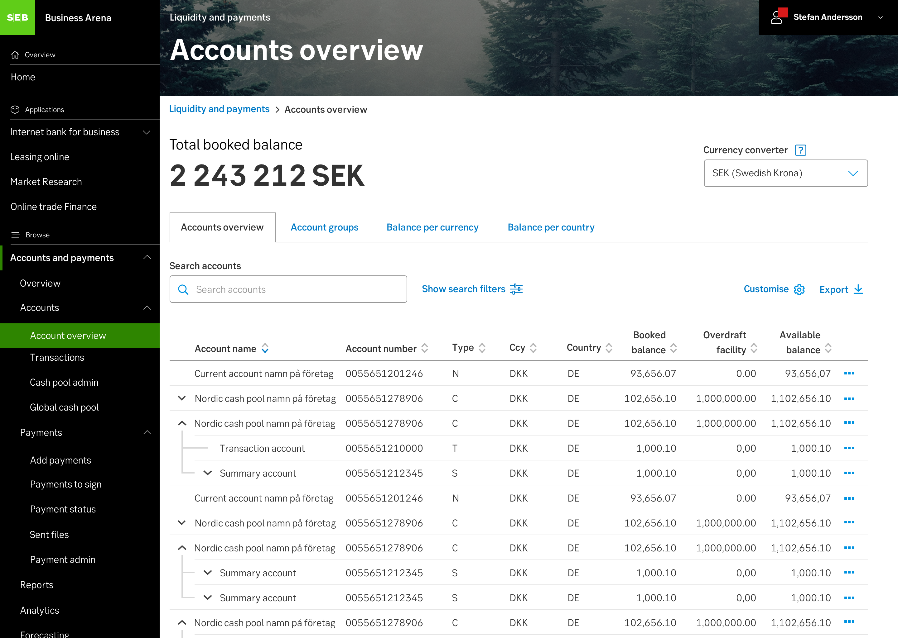 Example of how to show users that customisation is available