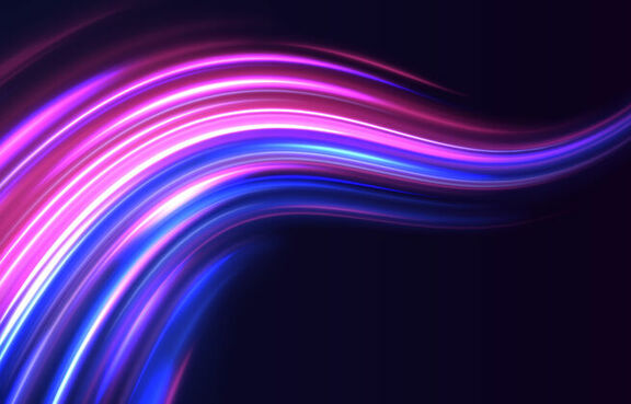 Abstract blue and purple wave