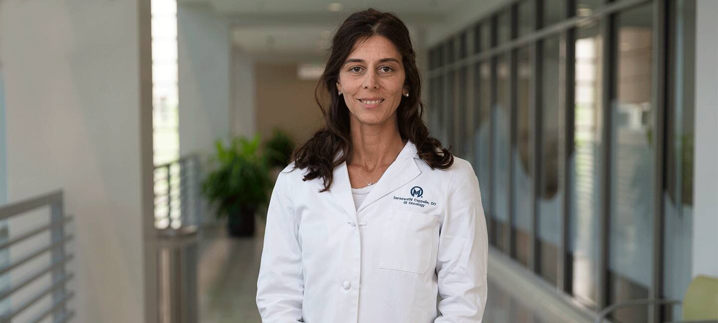 Saras Cappelle, DO, didn't take the traditional path to becoming a doctor. She grew up focused on a career in tennis. Now, as an endoscopist, she uses her strength and determination to help patients. 