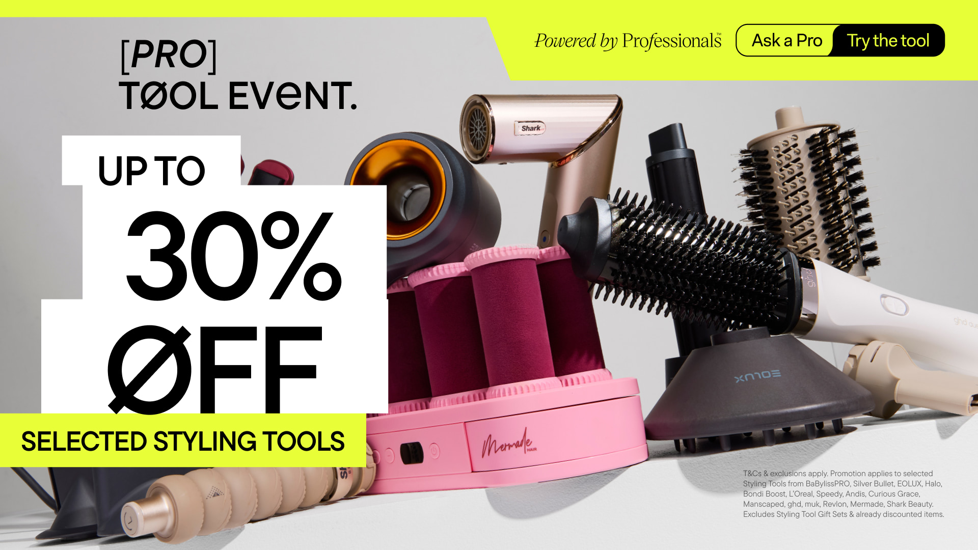 Save Up to 30% on Selected Styling Tools at Hairhouse