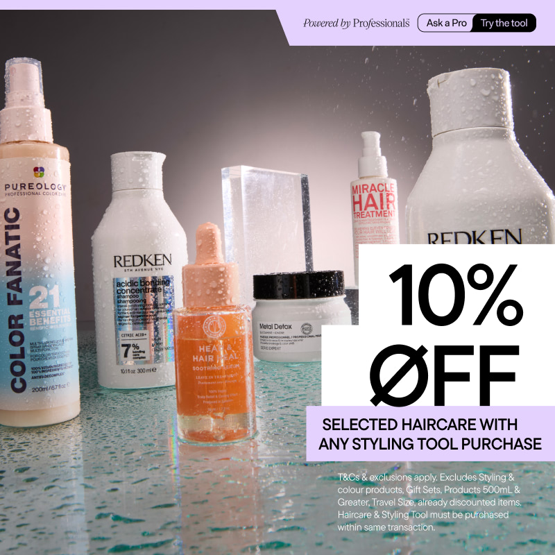 Save 10% on Selected Haircare with Any Styling Tool Purchase at Hairhouse