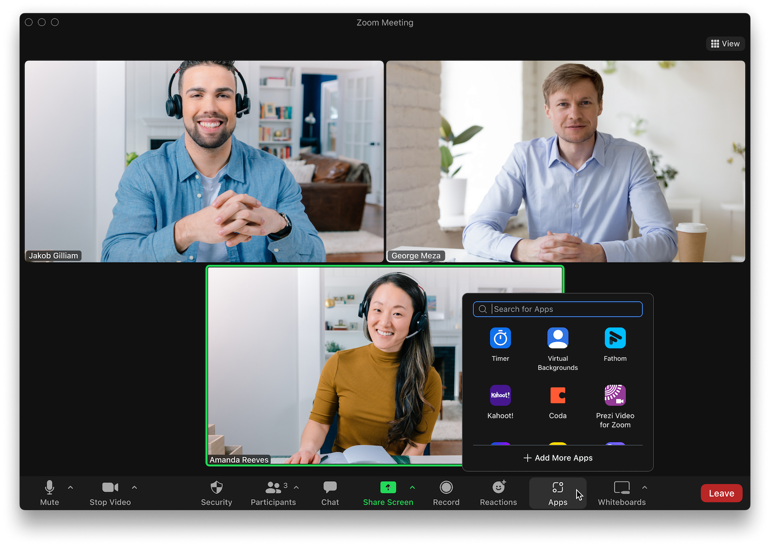 Take your meetings to the next level with Zoom-curated Essential Apps