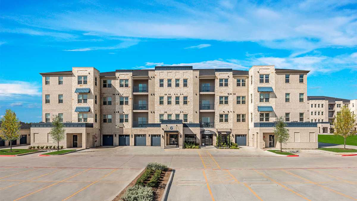 brick and stone exterior condo building