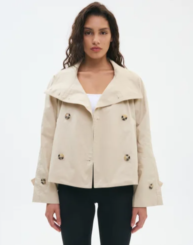 Glassons Cropped Trench