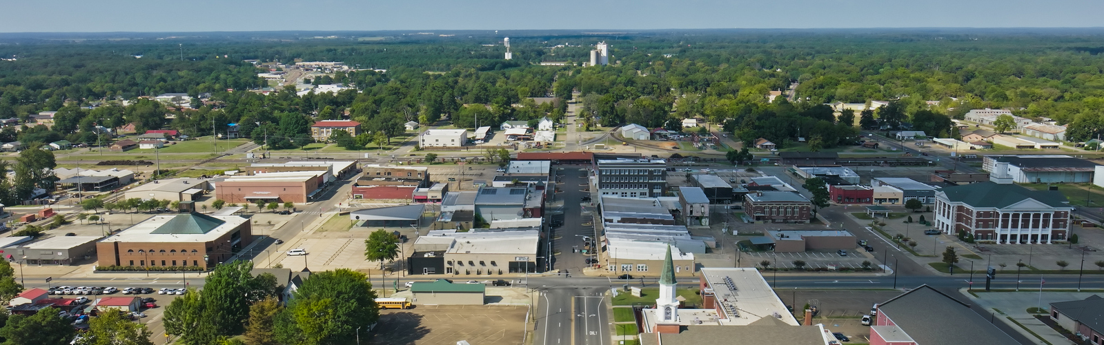 A shot of the major city in Arkansas