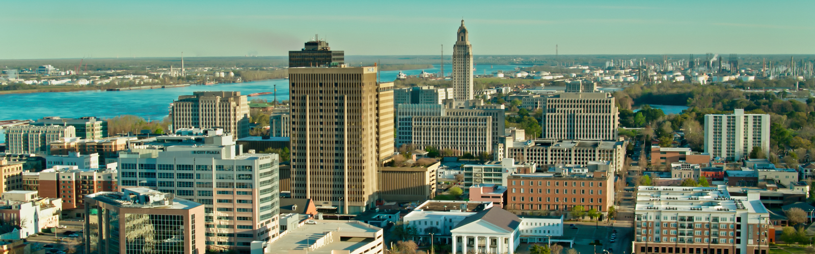 A shot of the major city in Louisiana