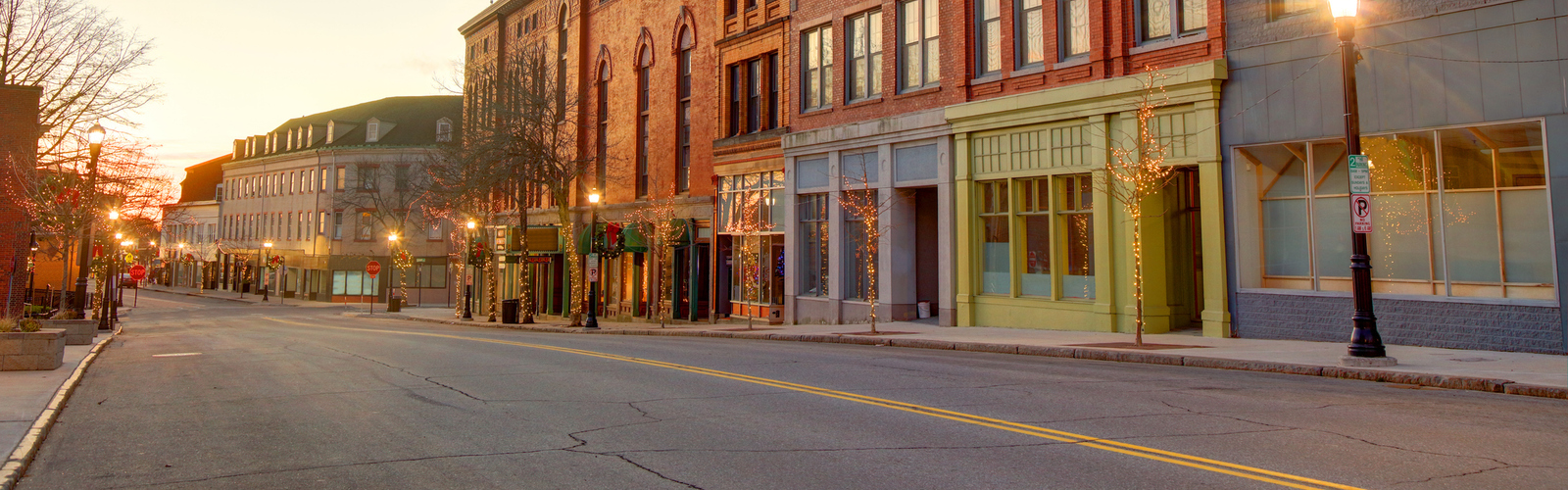 A shot of the major city in Maine