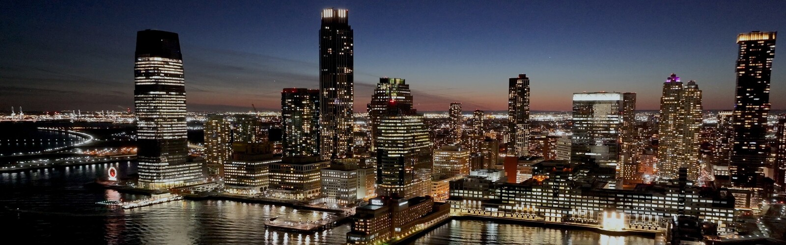 A shot of a city in New Jersey