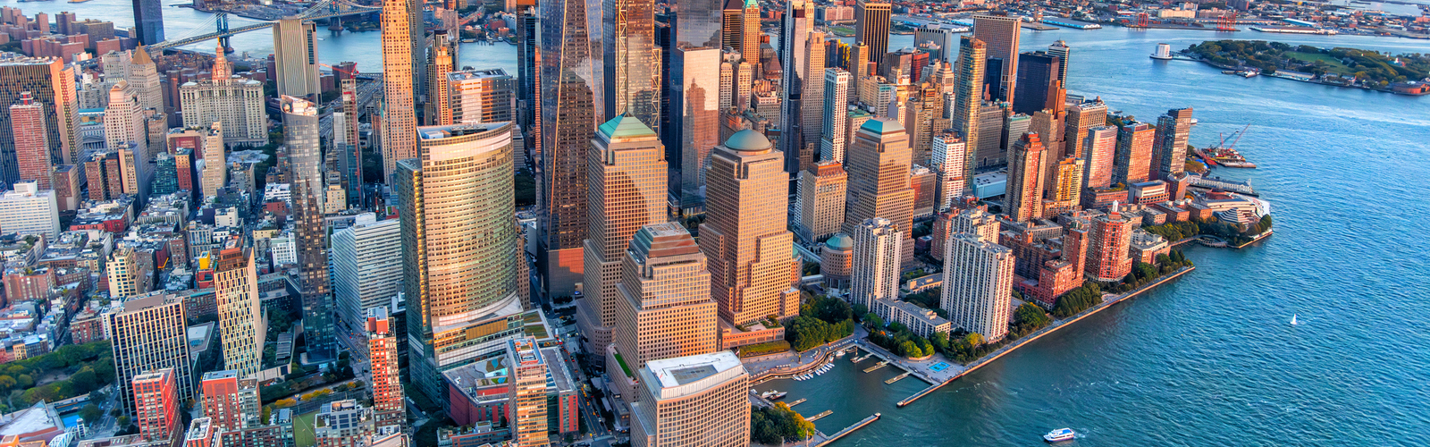 A shot of the major city in New York