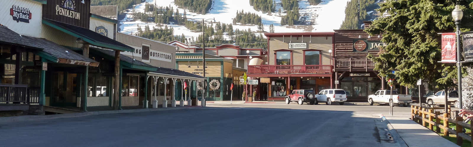 A shot of the major city in Wyoming
