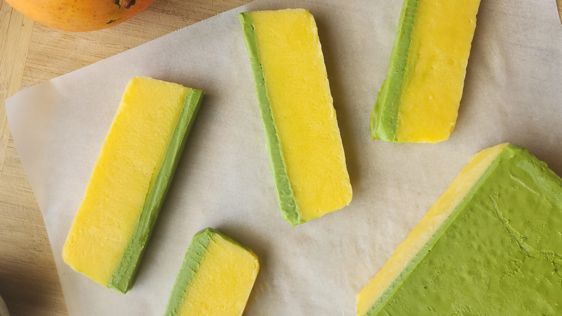 Harris Farm Markets' Mango Matcha Ice Cream Bars