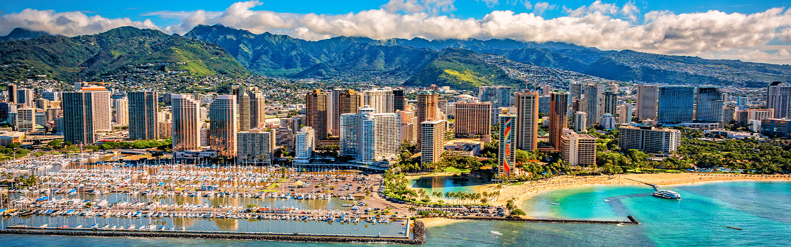 A view of a Hawaii skyline