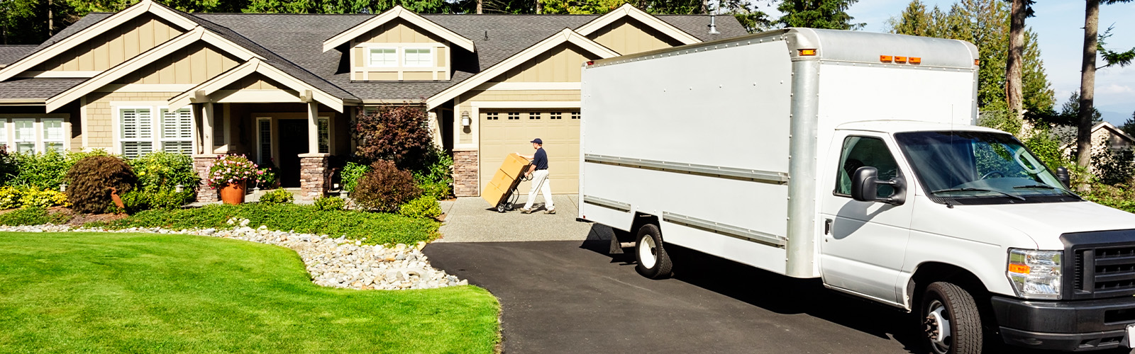 A moving truck