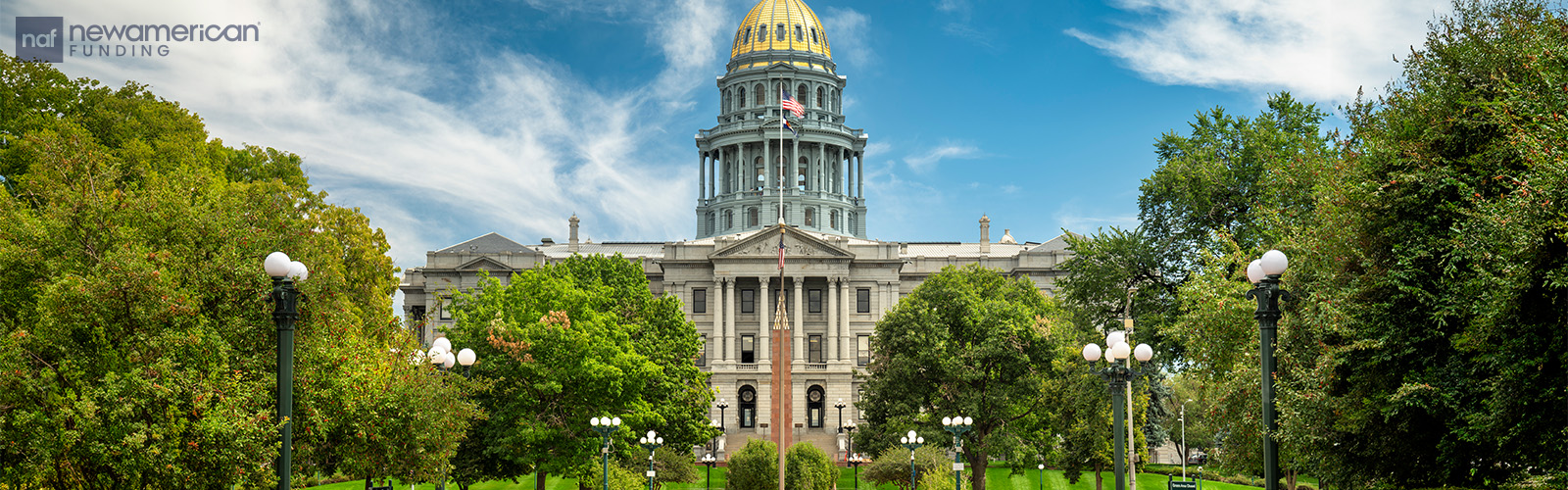 A shot of the major city in Colorado