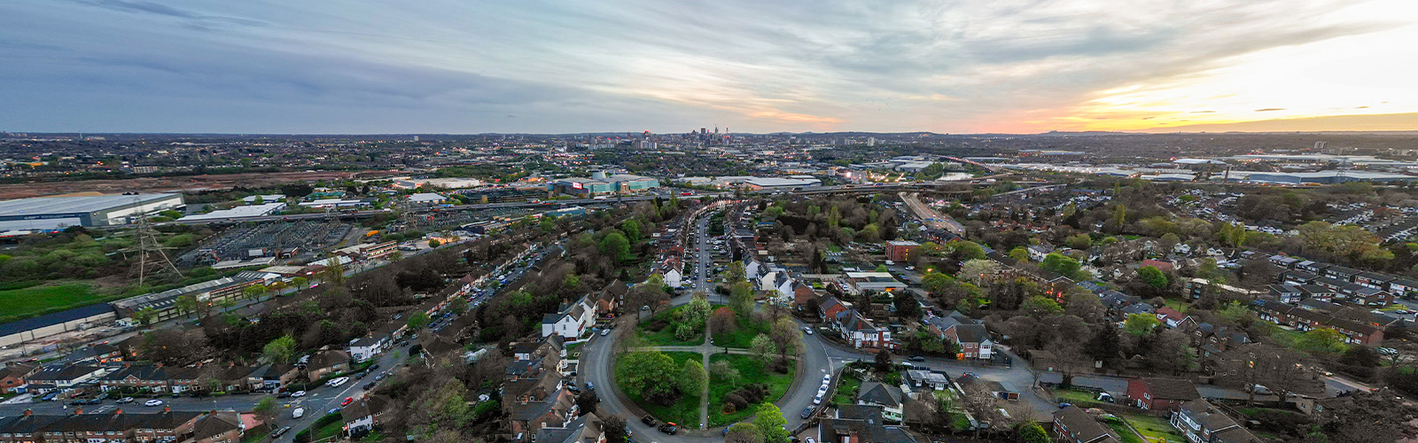 View of city in Alabama.