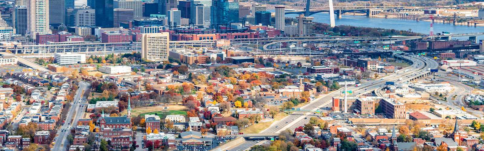 View of city in Missouri.
