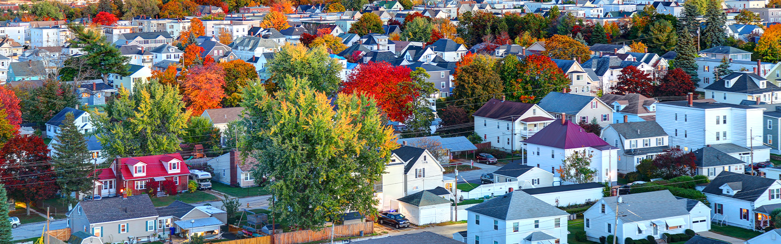 View of city in New Hampshire.