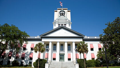 Historic Capitol building in Tallahassee, Florida