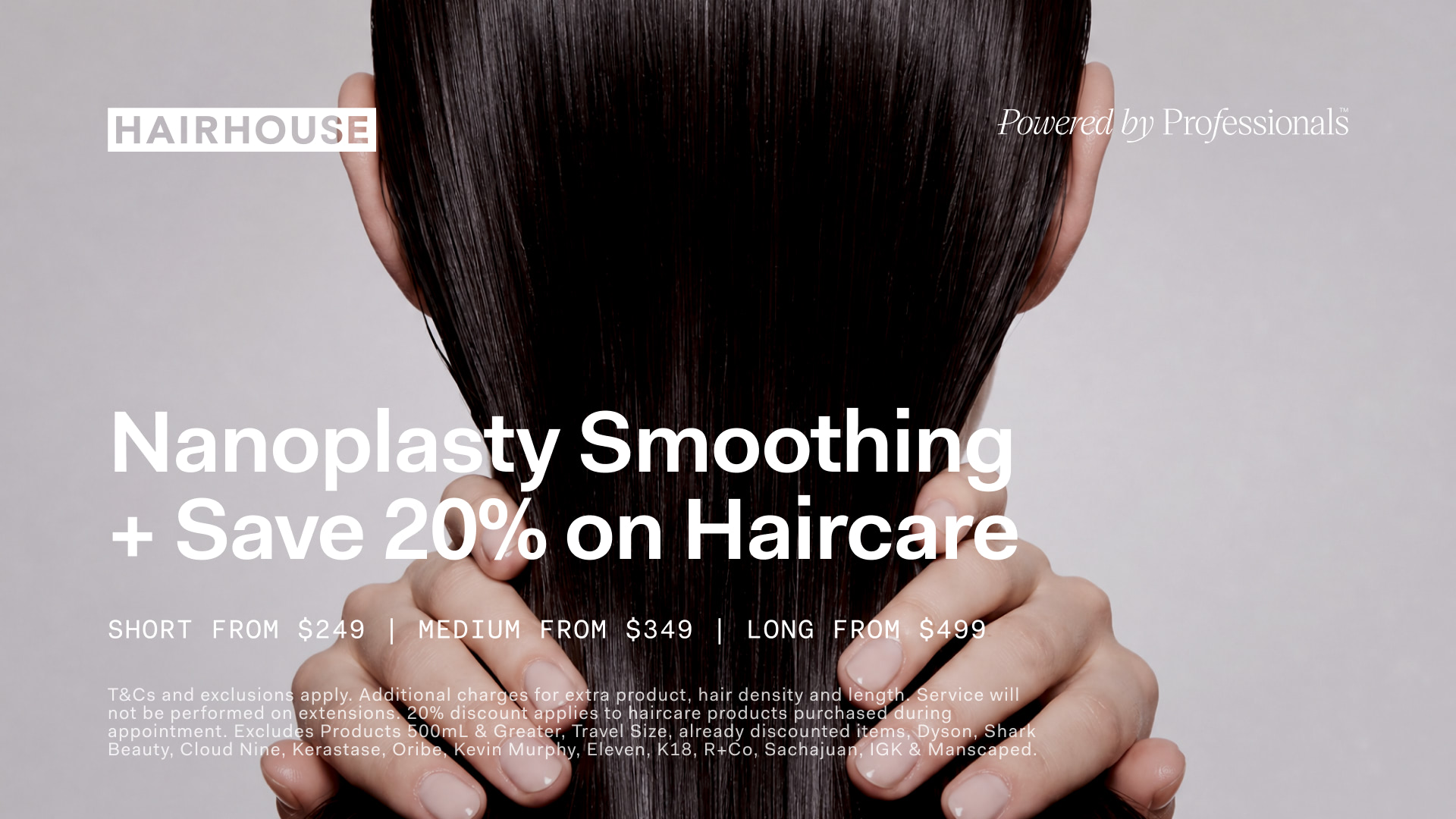 Nanoplasty Smoothing Service + Save 20% on Haircare