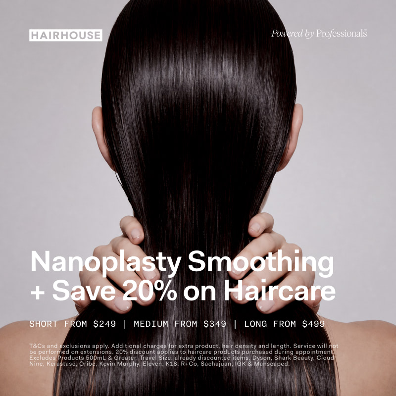 Nanoplasty Smoothing Service + Save 20% on Haircare