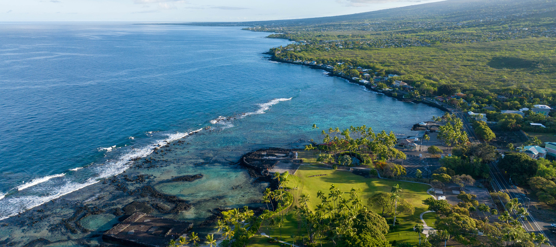 An image of the terrain in Hawaii