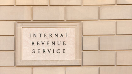 IRS building sign
