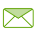 Light green envelope icon