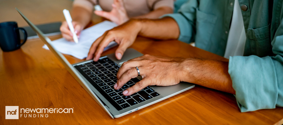 A person applying for a loan