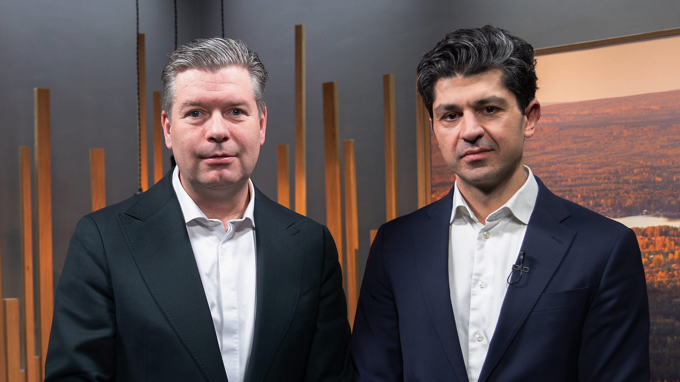 Johan Torgeby and Masih Yazdi