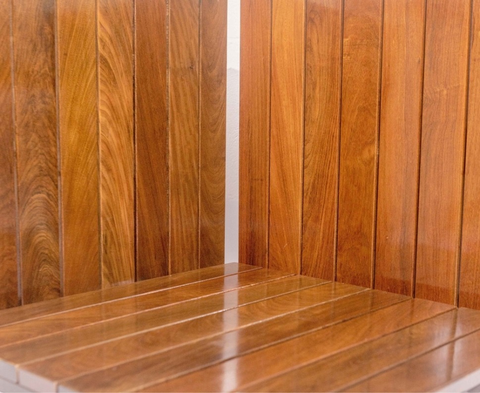 Maximo hardwood deck tiles