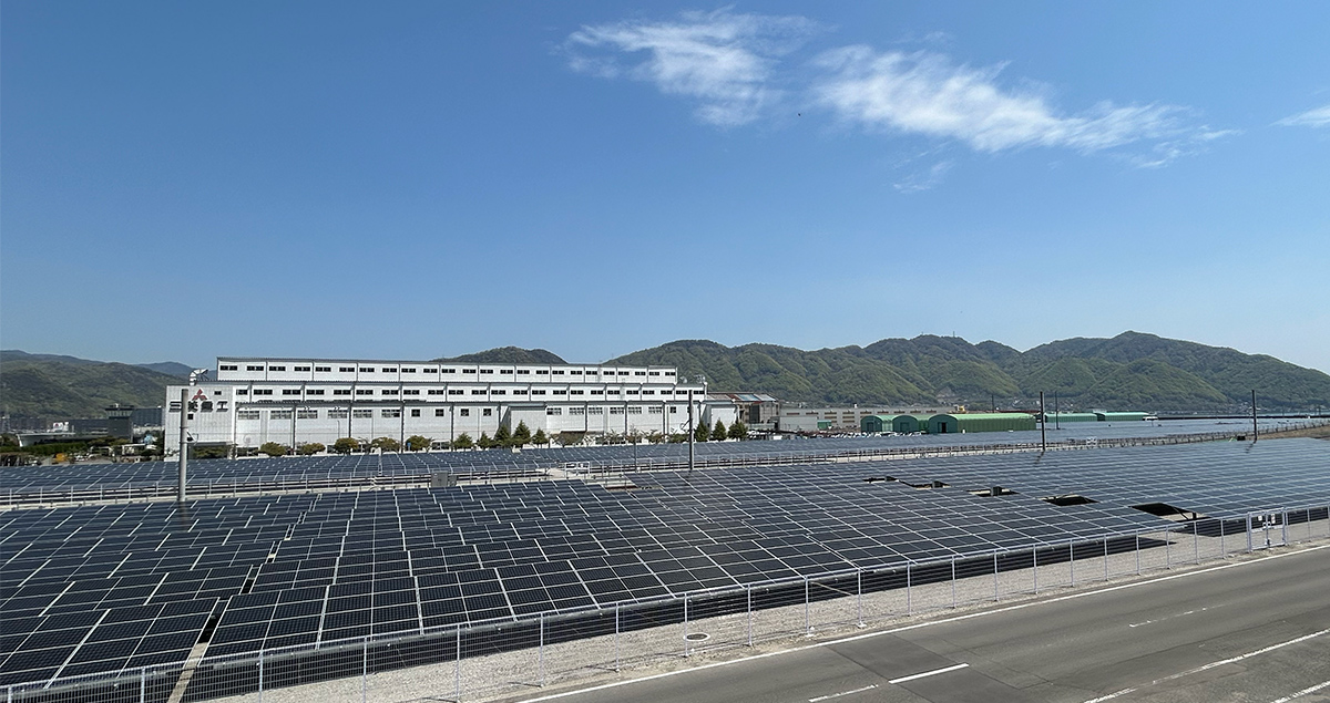Mihara’s giant solar farm, run by the local utility, plans to transmit excess power to local homes and businesses