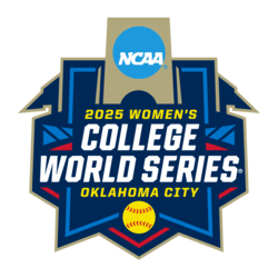NCAA WCWS 2025 Logo