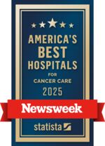 America's Best Cancer Hospitals Newsweek badge