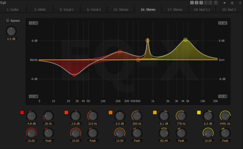 PYRAMIX 15 VS3 Plugin EqX